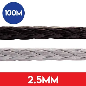 100m Reel of 2.5mm Dyneema SK78 Rope Rig 12