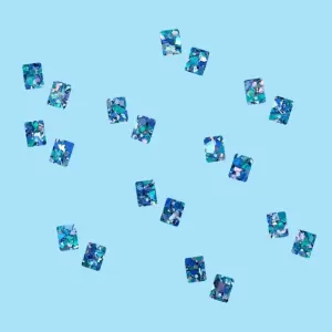 16mm Block Charms - 10 Pairs