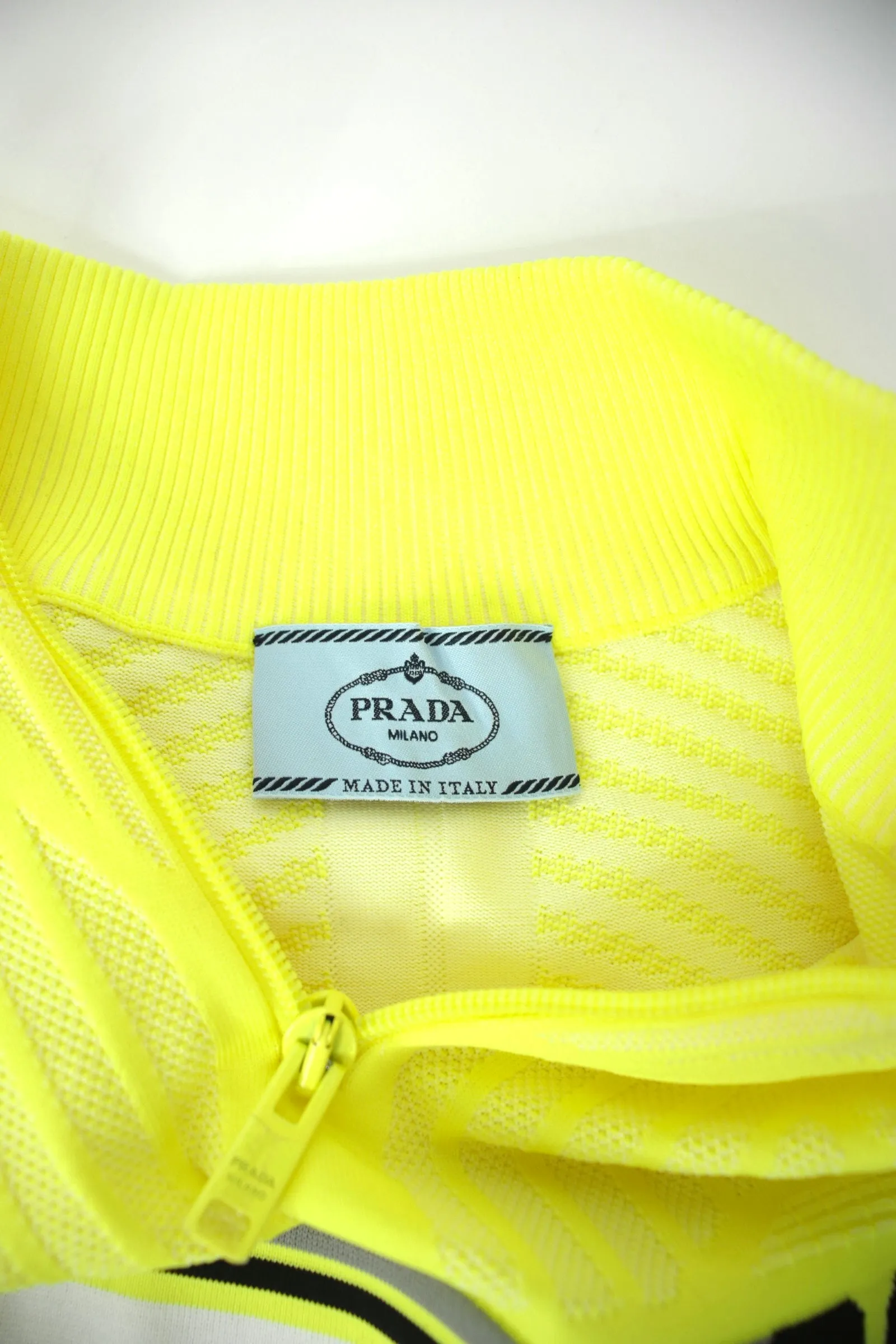 2018 Prada Logo Knit Top