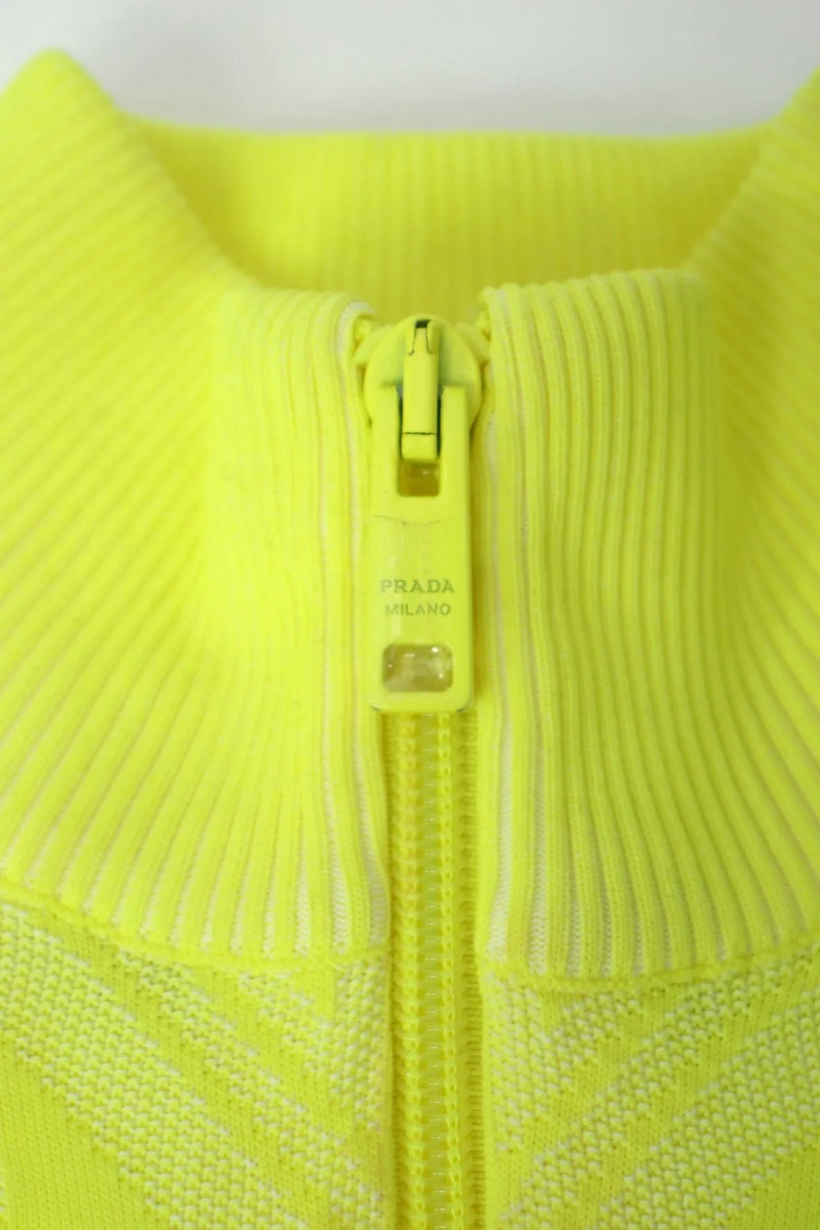 2018 Prada Logo Knit Top