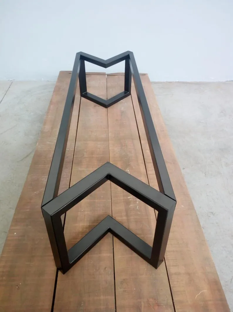 28" H x 28” W x 72” L  Bracket Table Base, Height 26" - 32"