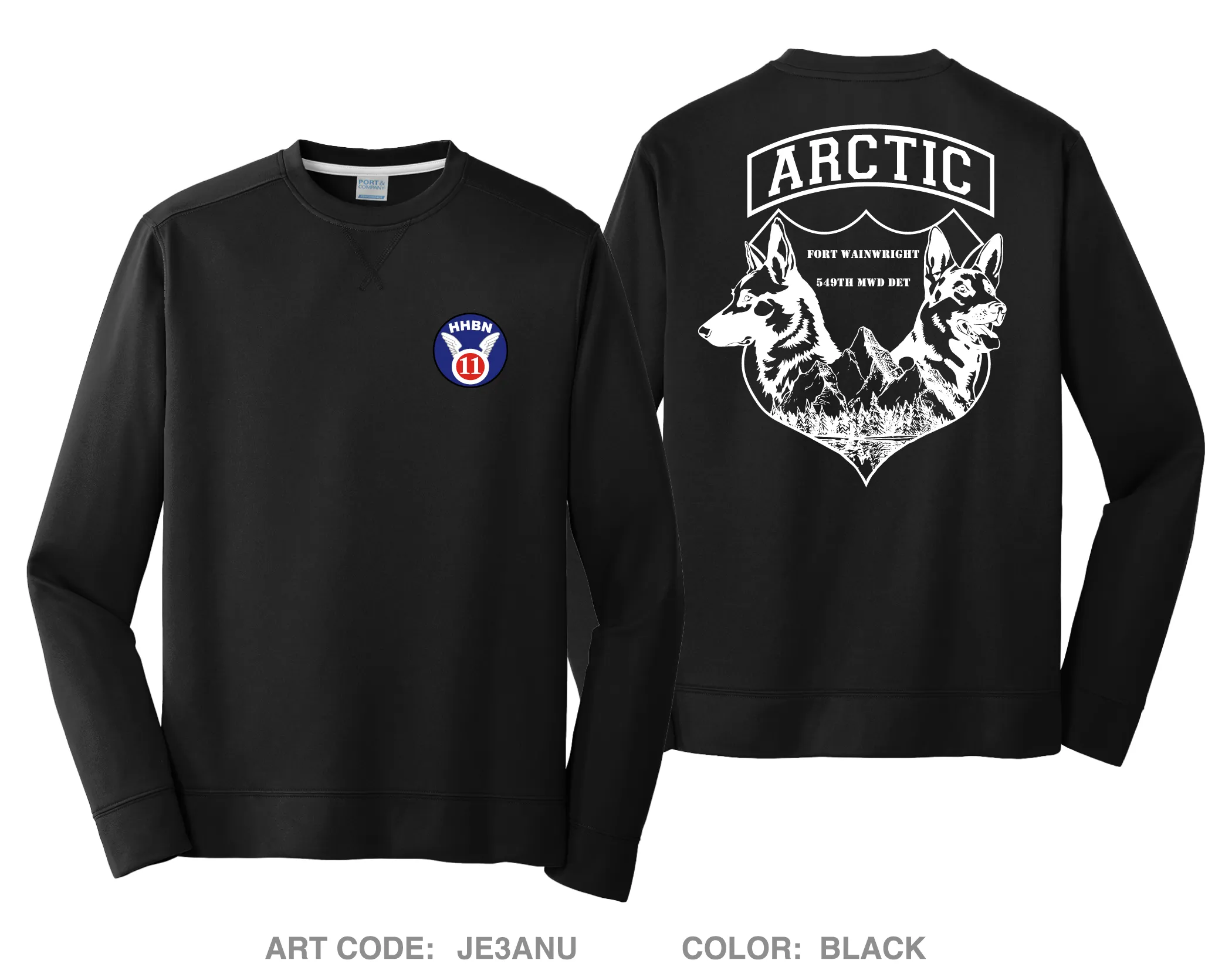 549TH MWD DET HI-Tech Performance Crewneck Sweatshirt - JE3ANU