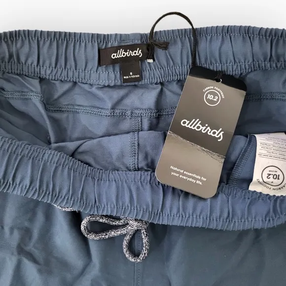Allbirds Women's Natural Run Shorts in Shadow Blue Small