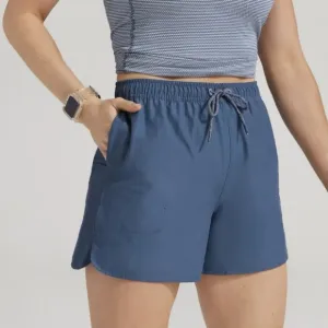 Allbirds Women's Natural Run Shorts in Shadow Blue Small