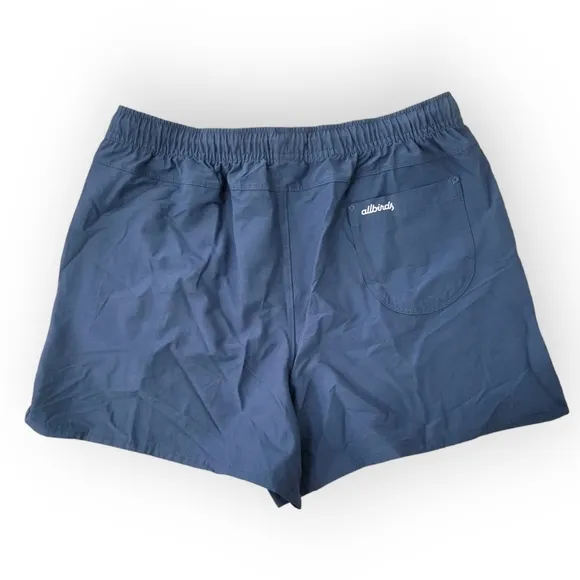 Allbirds Women's Natural Run Shorts in Shadow Blue Small