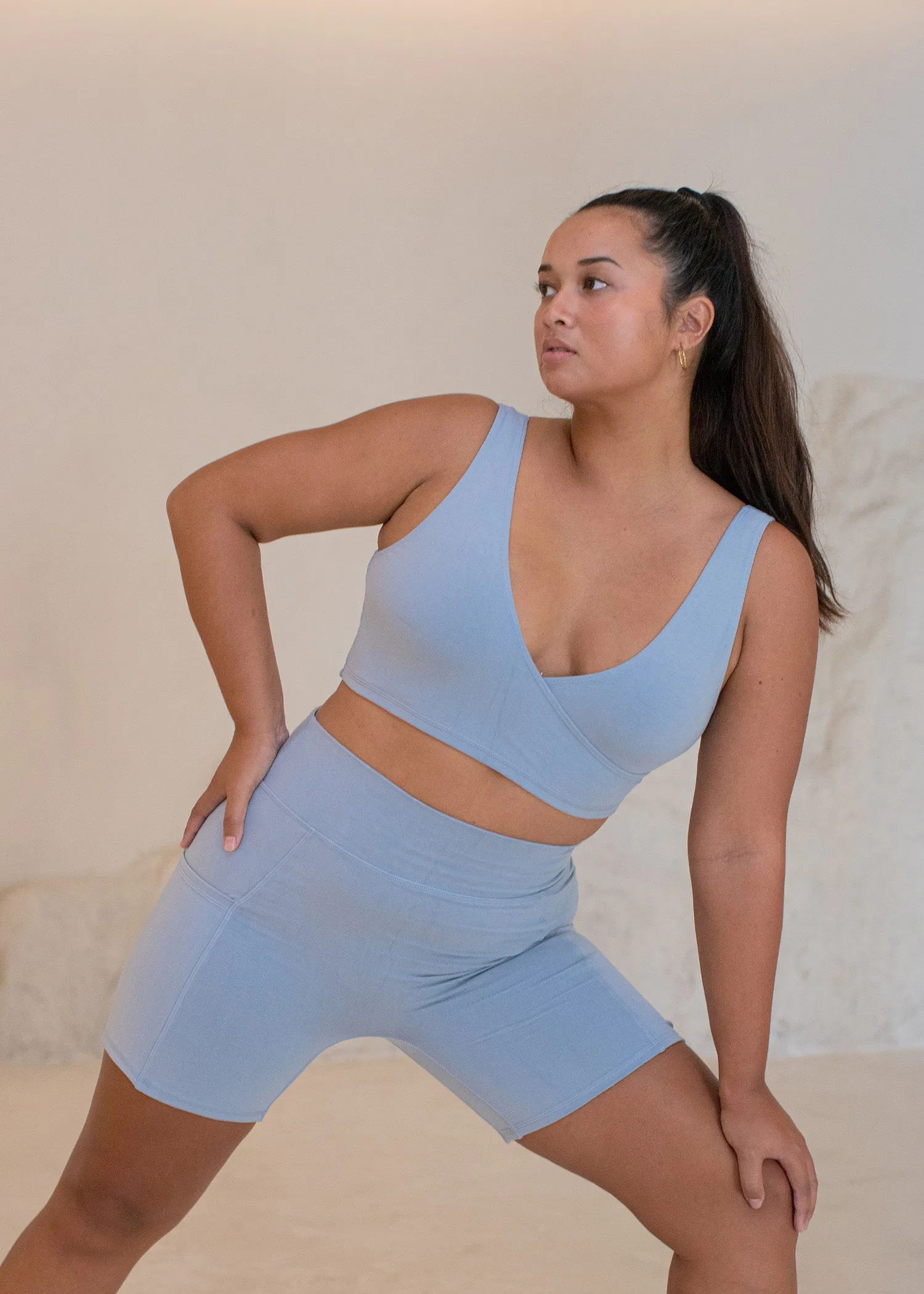 Alora Crop Bluebell