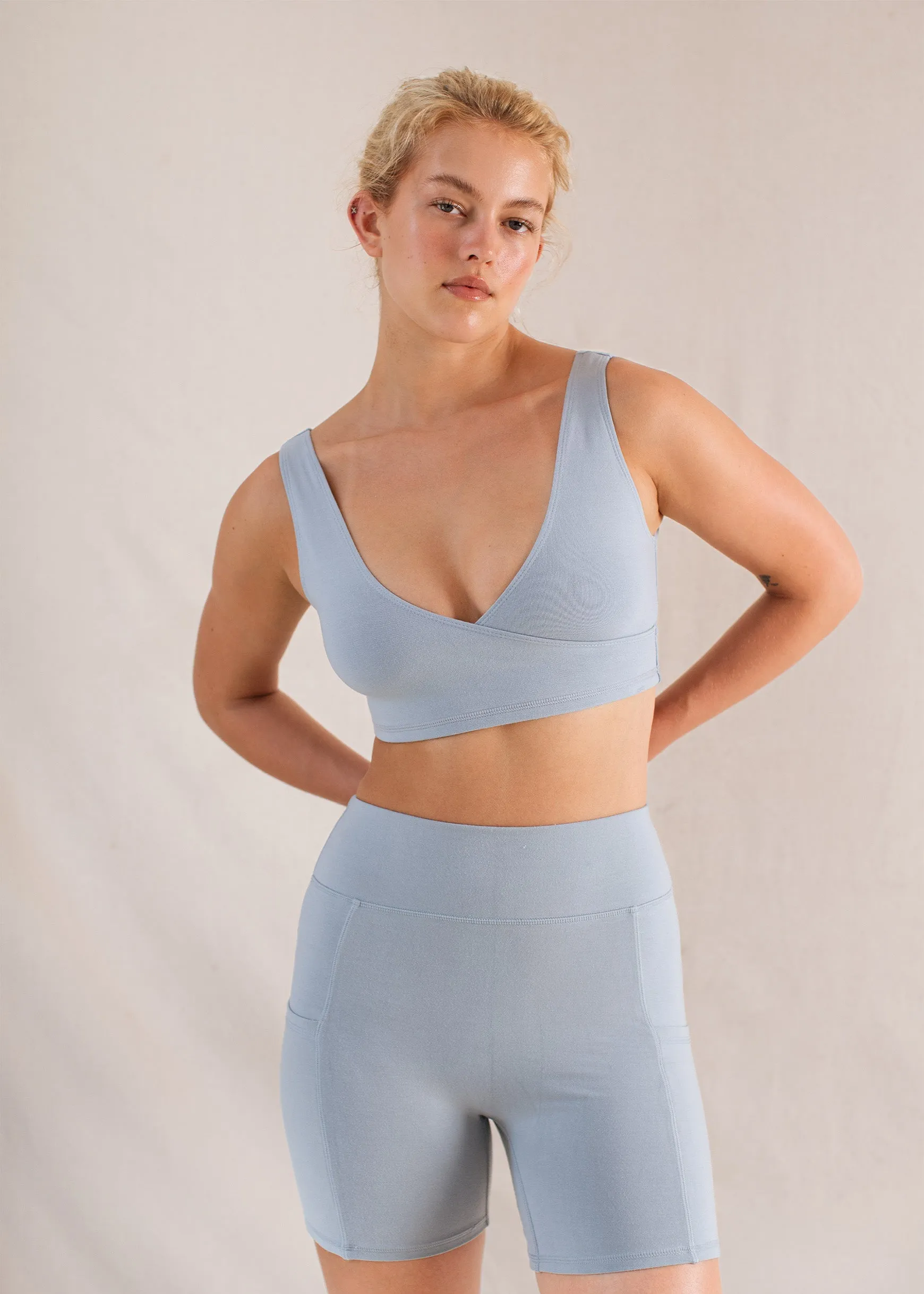 Alora Crop Bluebell