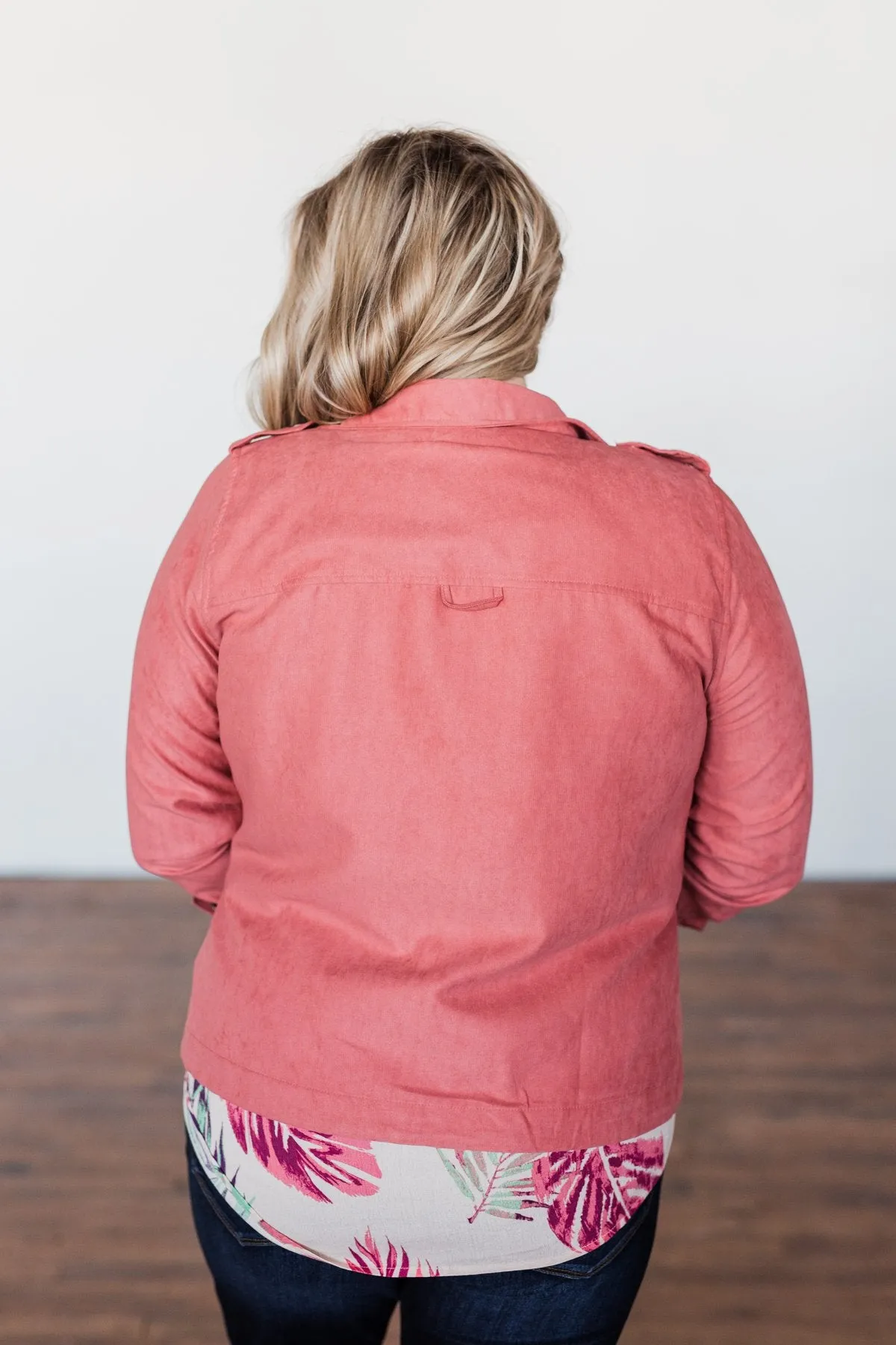 Around The World Lightweight Jacket- Terra Cotta