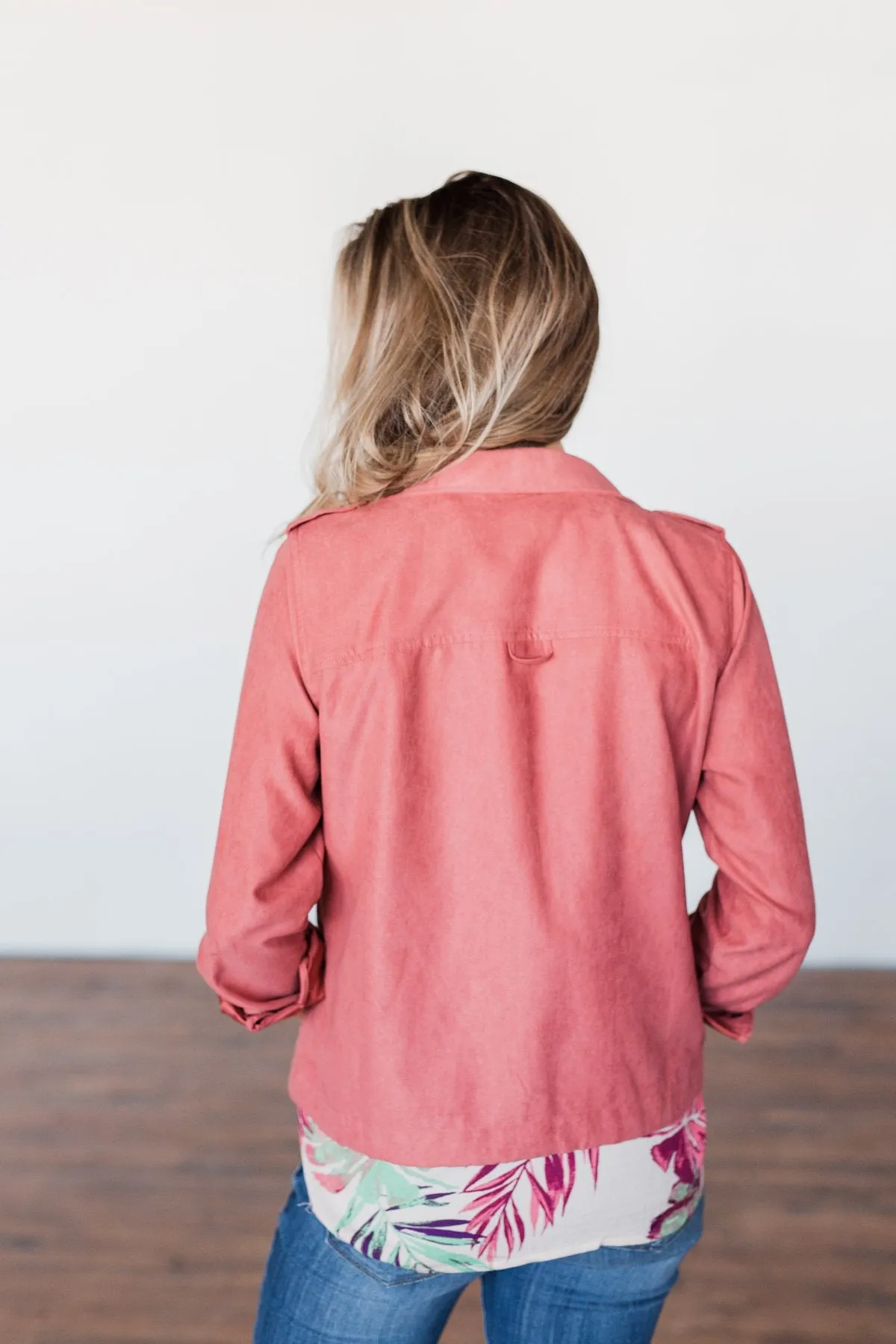Around The World Lightweight Jacket- Terra Cotta