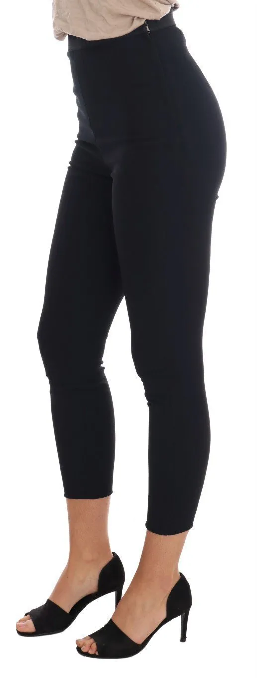 Black Stretch Capri Tights