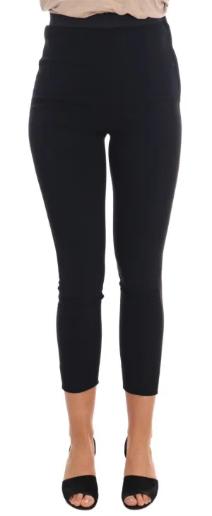 Black Stretch Capri Tights