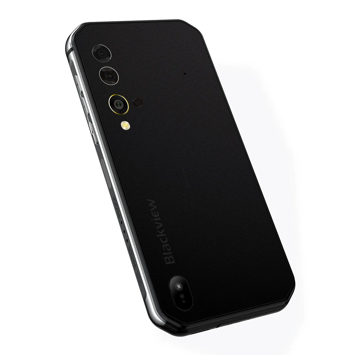 Blackview BV9900 Helio P90 Octa Core 8 256GB IP68 Rugged Mobile Phone Android 9.0 48MP Quad Rear Camera NFC Smartphone Global 4G Silver_European regulations