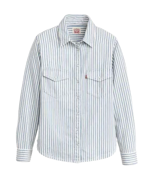 Camisa Levi's® Iconic Western Lightweight Marinas Stripe