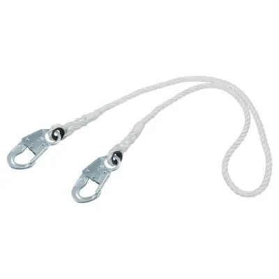 Capital Safety PRO Rope Positioning Lanyards, 6 ft, Self-Locking Snap Hook, 310 lb, 1385501