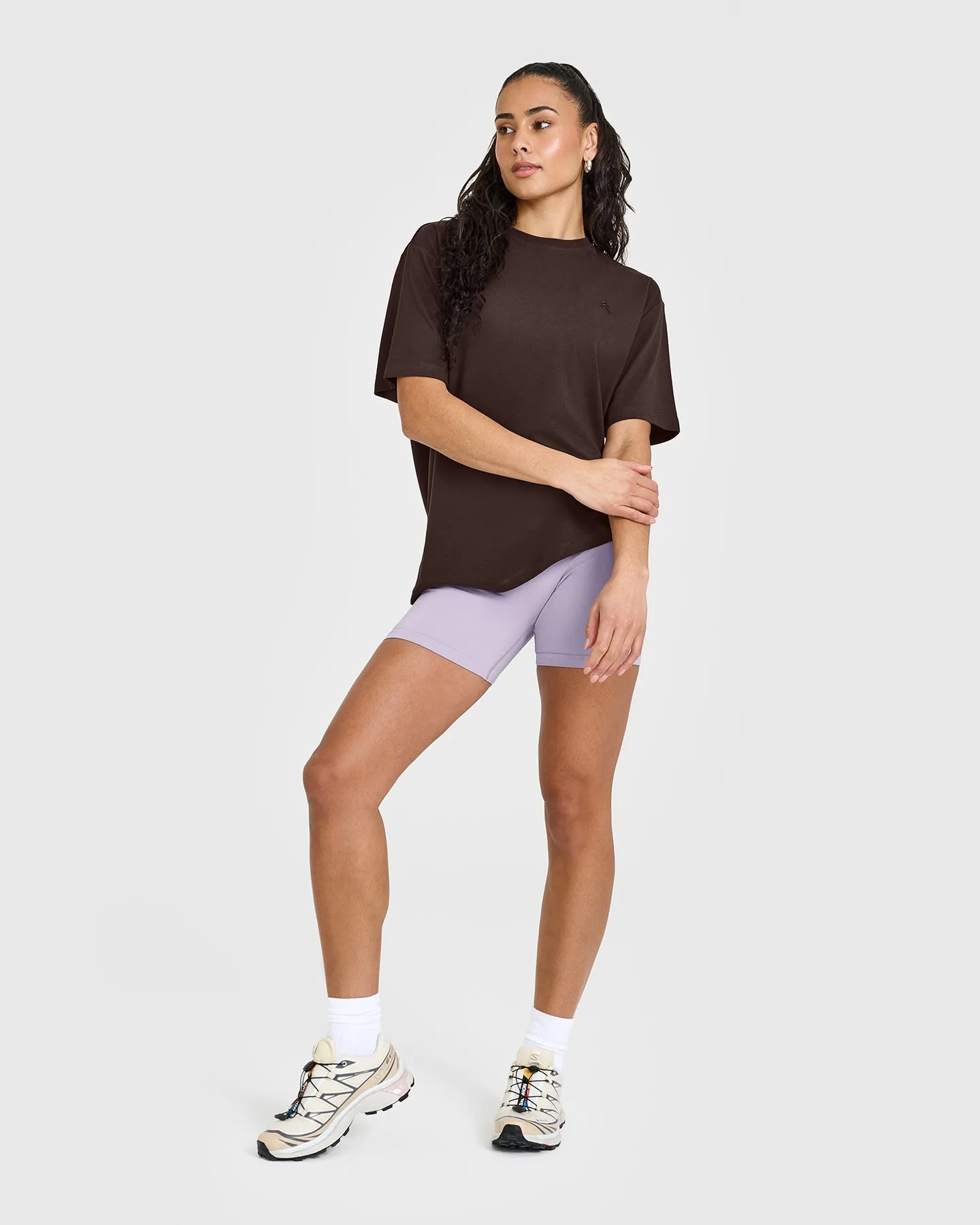 Classic Oversized Lightweight T-Shirt | 70% Cocoa