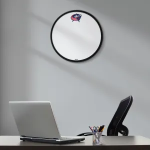 Columbus Blue Jackets: Modern Disc Framed Dry Erase Board