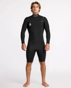 Combinaison de Surf 2/2 mm à Manches Longues - BLACK
