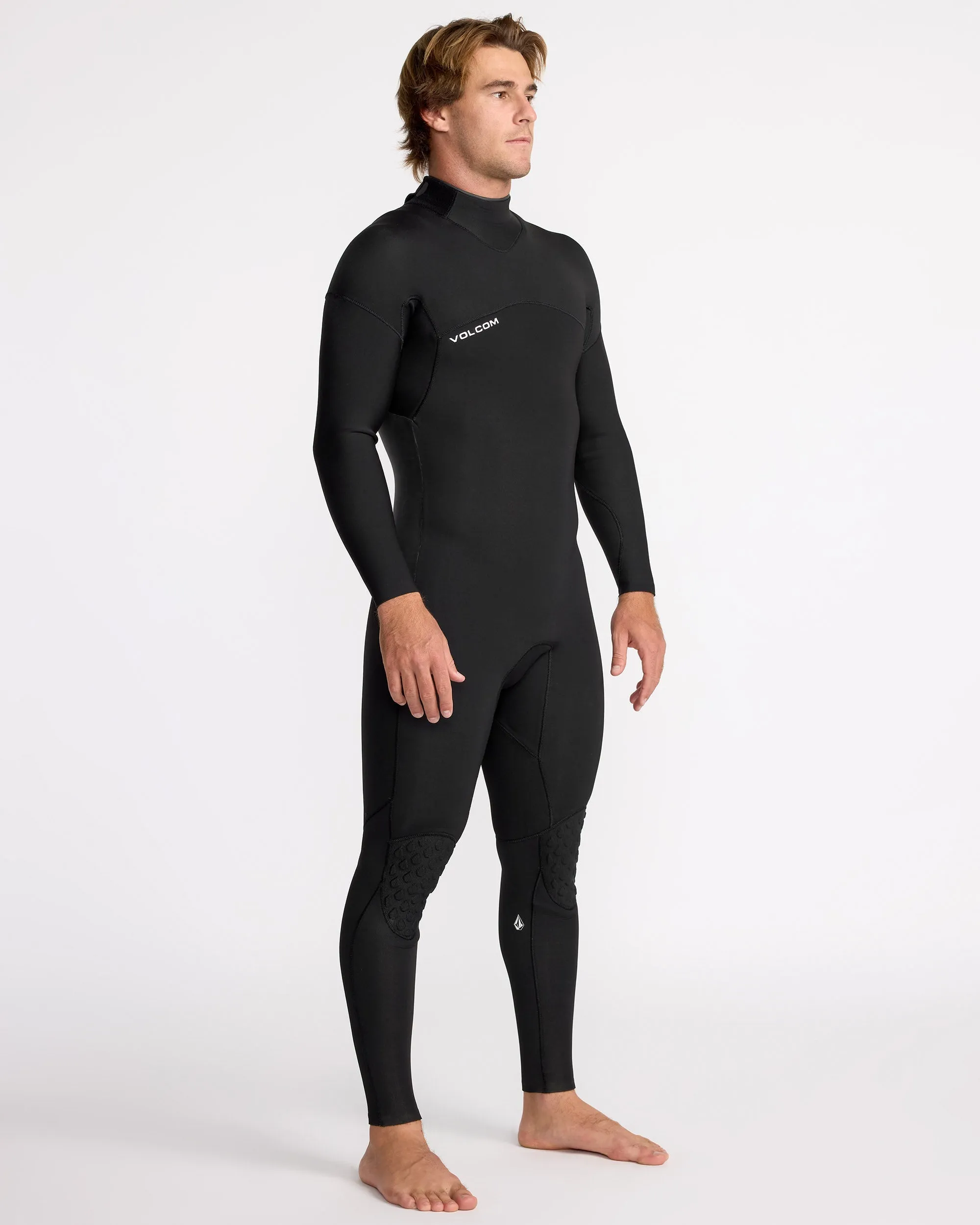 Combinaison de Surf Modulator 4/3 mm Manches Longues Zippée au Dos - BLACK
