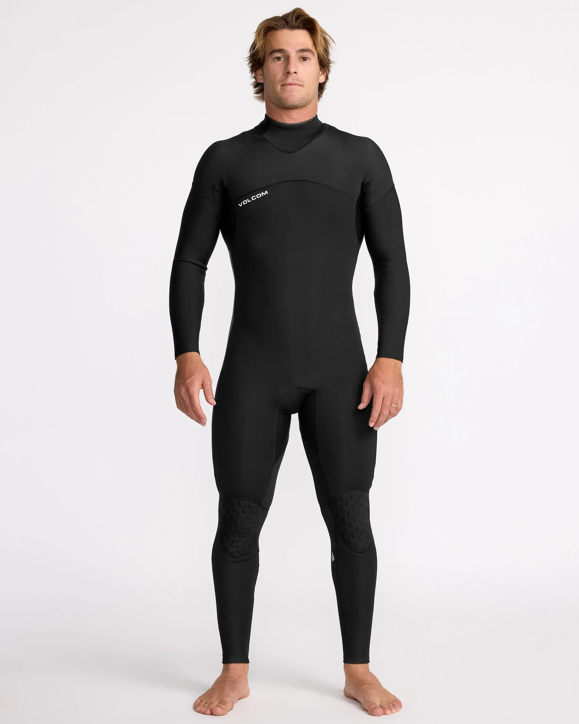 Combinaison de Surf Modulator 4/3 mm Manches Longues Zippée au Dos - BLACK