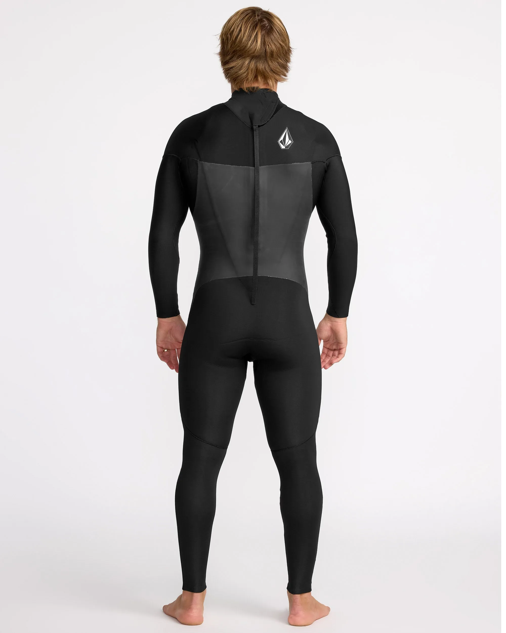 Combinaison de Surf Modulator 4/3 mm Manches Longues Zippée au Dos - BLACK