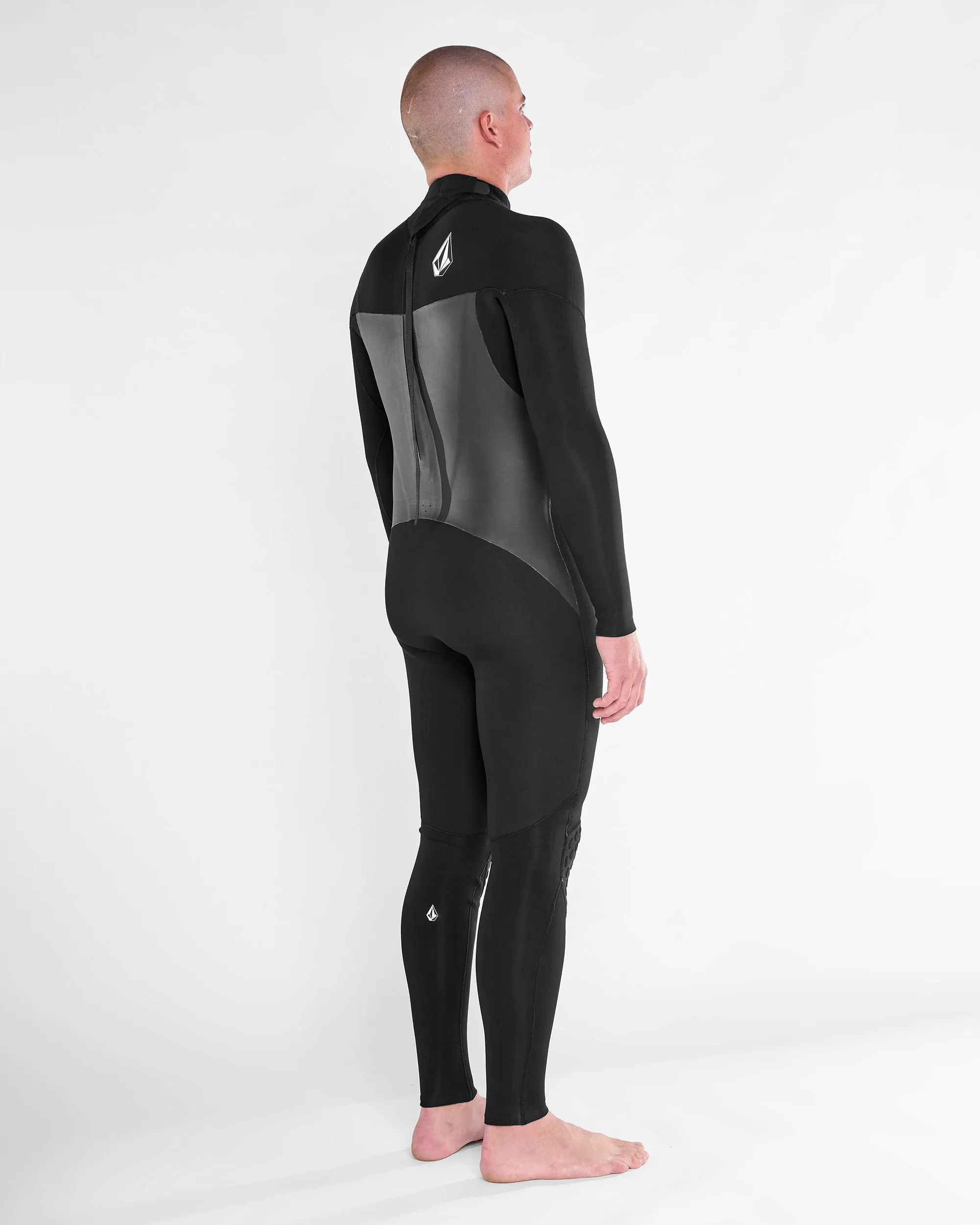 Combinaison de Surf Modulator 4/3 mm Manches Longues Zippée au Dos - BLACK