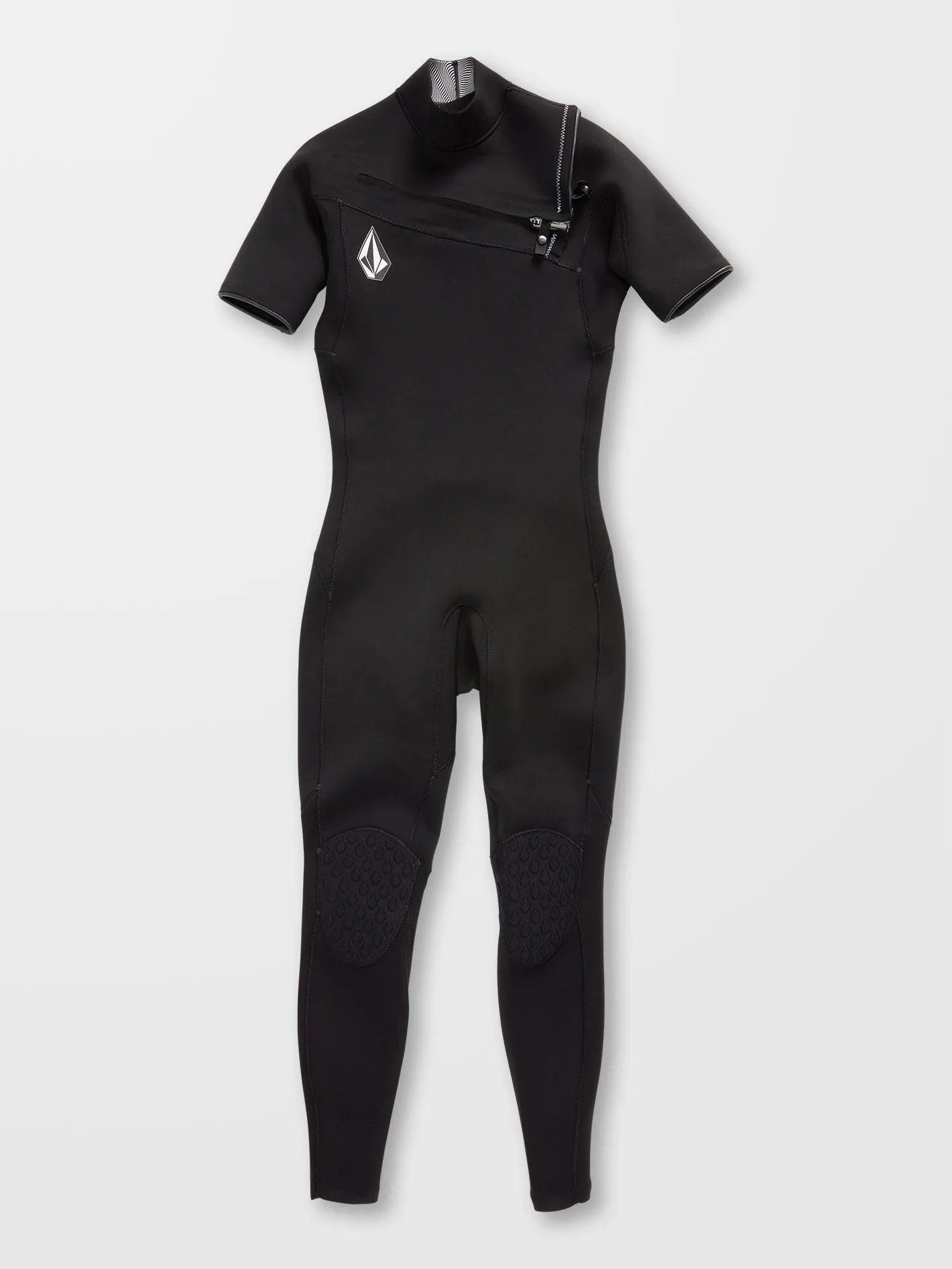 Combinaison de Surf Modulator Intégrale 2/2 mm à Manches Courtes - BLACK