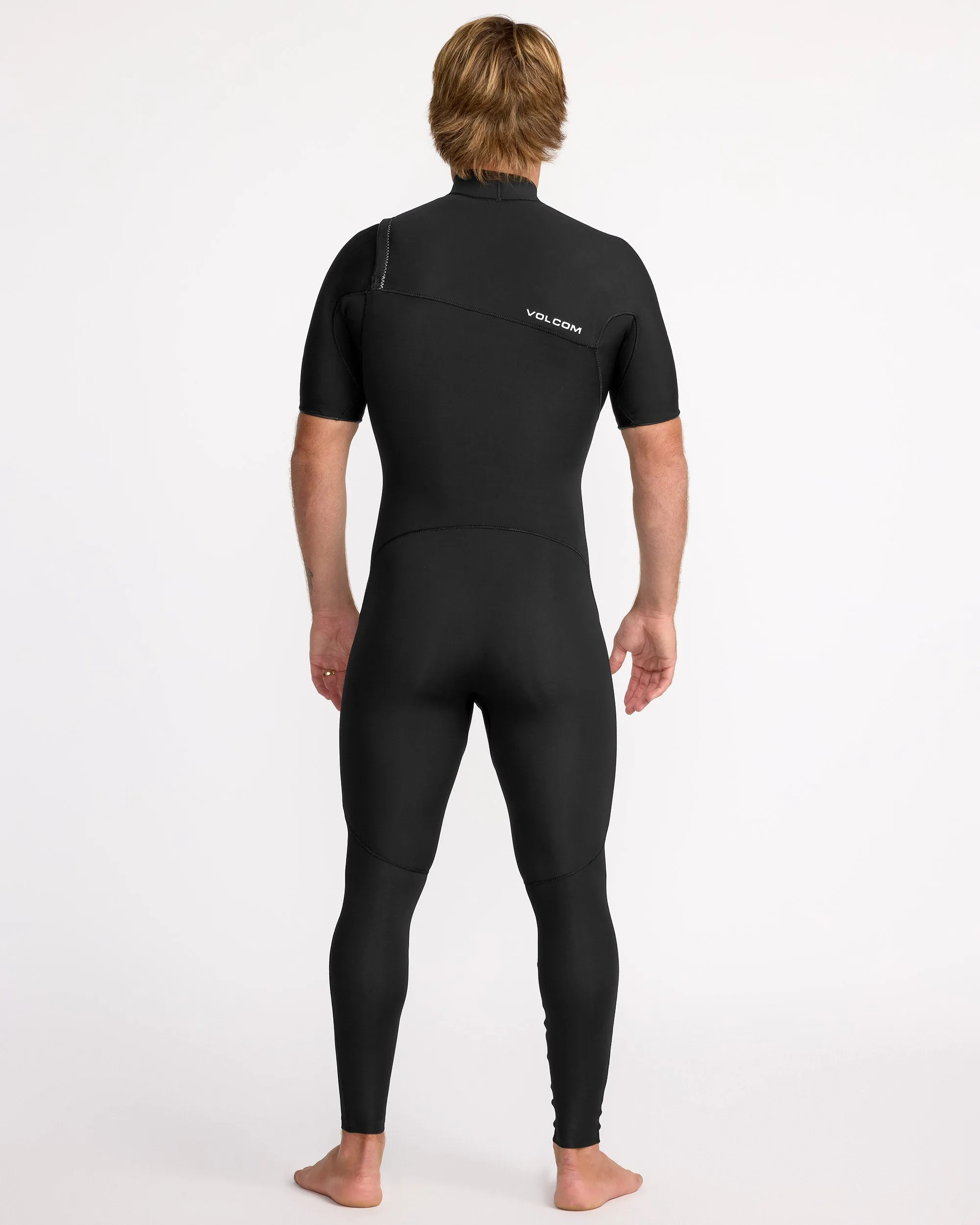 Combinaison de Surf Modulator Intégrale 2/2 mm à Manches Courtes - BLACK