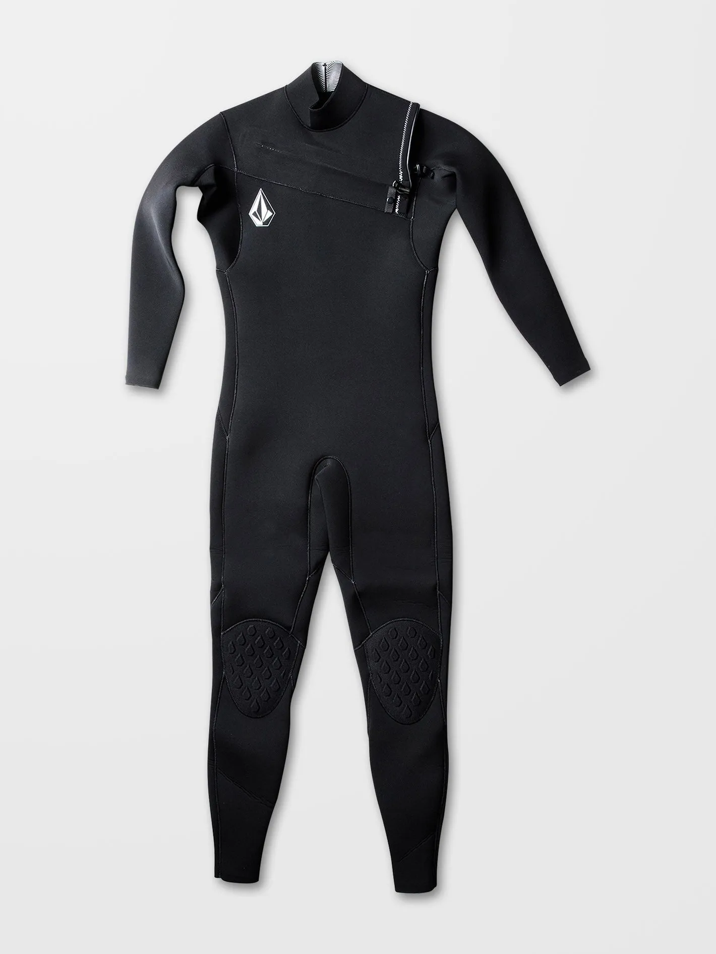 Combinaison de Surf Modulator Intégrale 4/3 mm Zippée Poitrine - BLACK