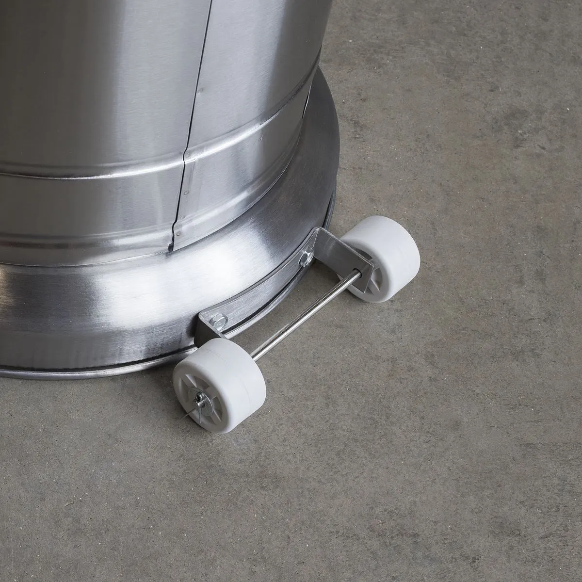 Dellonda 13kW Stainless Steel Commercial Gas Outdoor Garden Patio Heater, Wheels