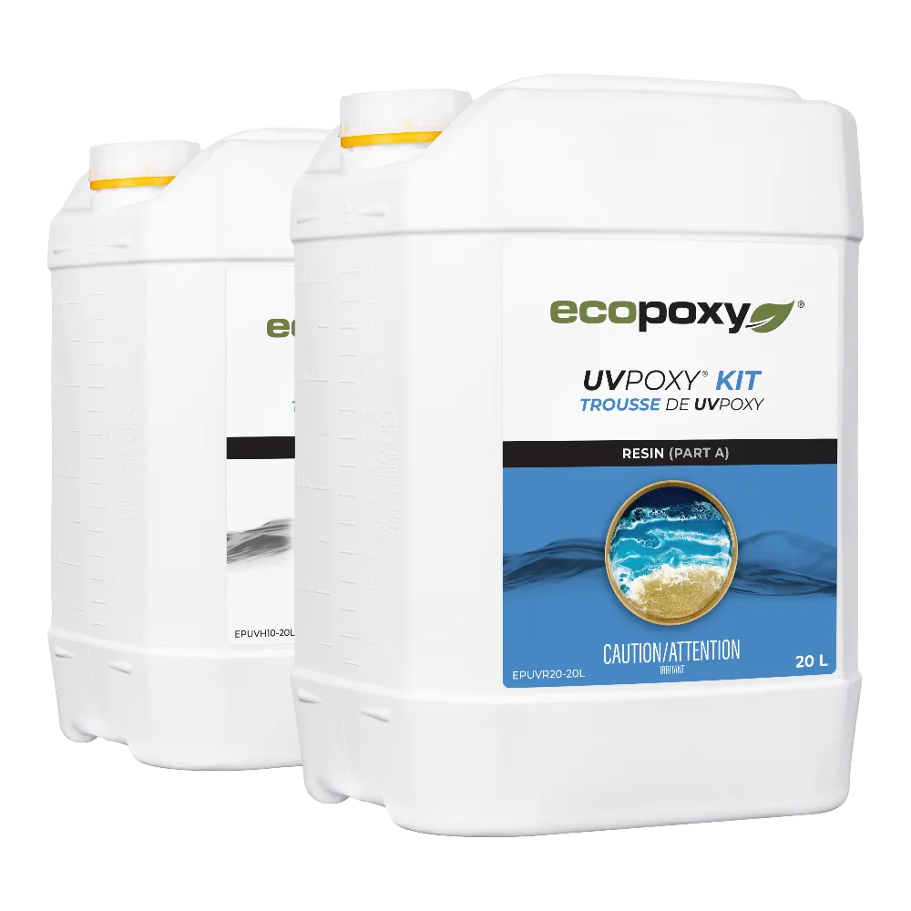 EcoPoxy UV Poxy 40 Liter Kit