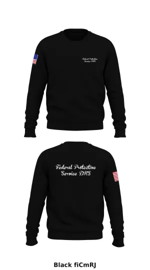 Federal Protective Service DHS Store 1 Core Men's Crewneck Performance Sweatshirt - fiCmRJ