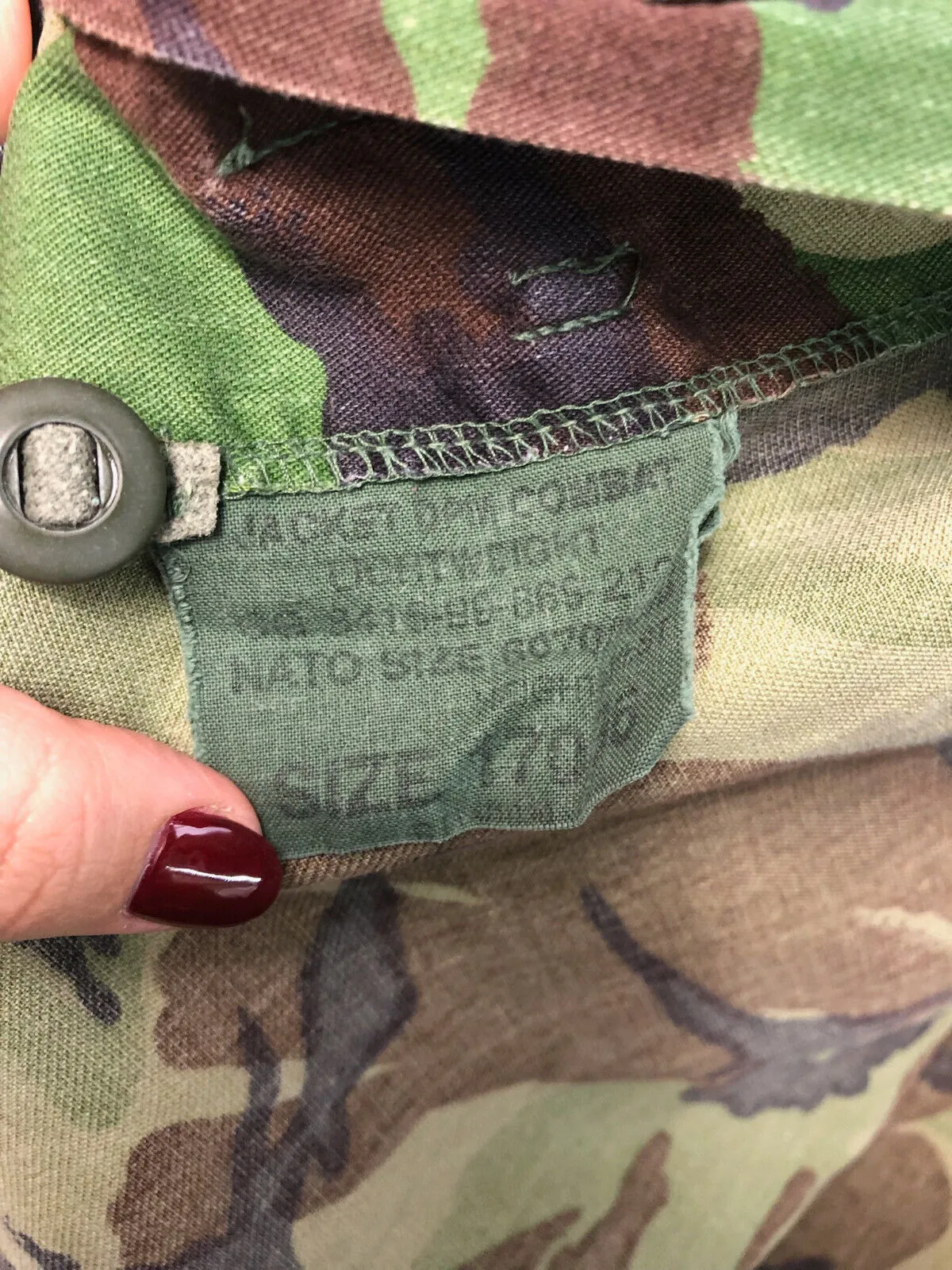 Genuine British Army Camouflage DPM Lightweight Jacket - Size 170/96