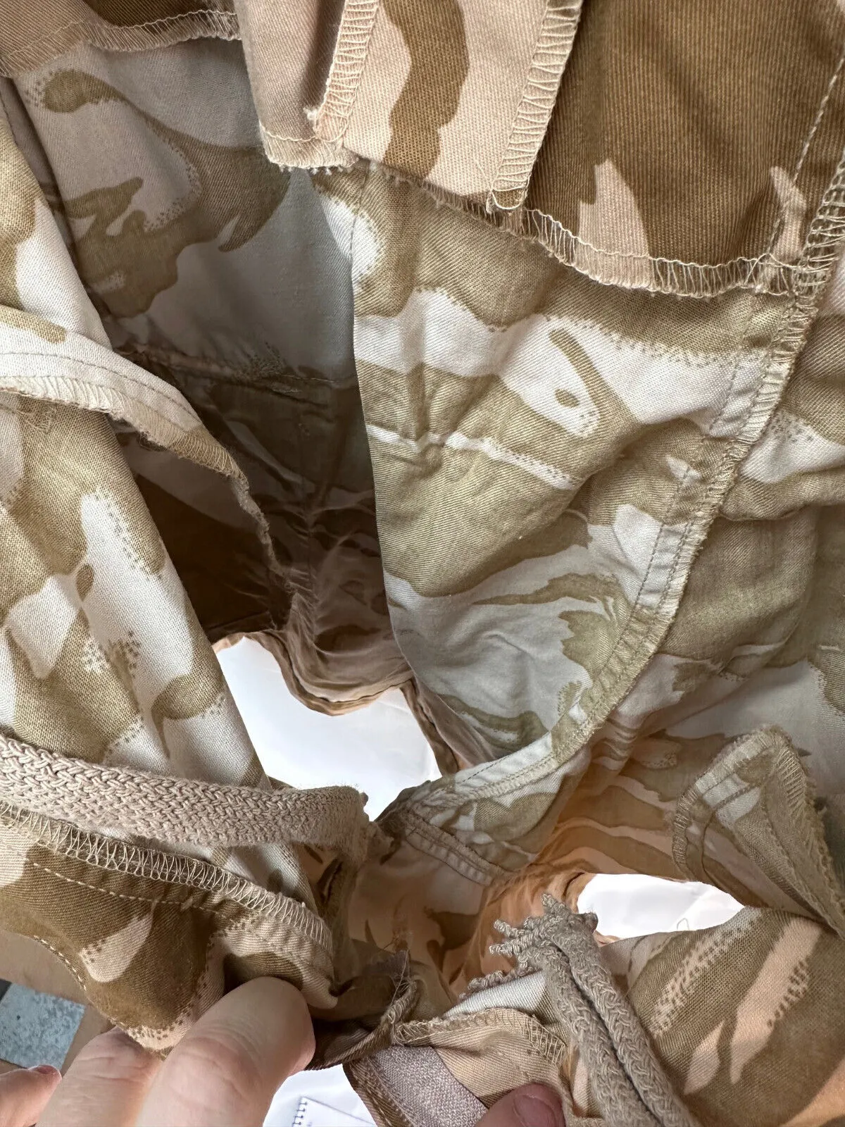Genuine British Army Desert DPM Lightweight Shorts - Grade 1 - Size 27/84/100
