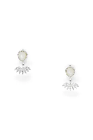 Geo Mother of Pearl Ear Jackets