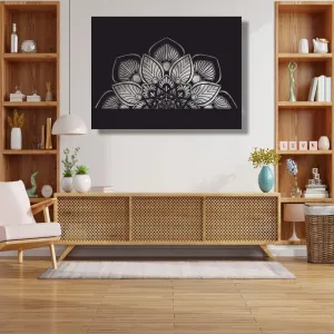 Half Mandala Metal Wall Hanging Decor