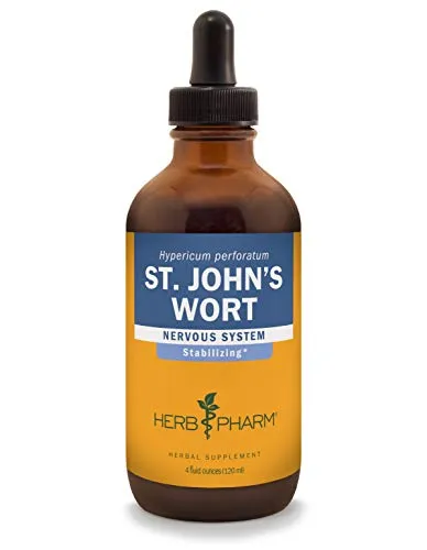 Hierba Farm glicerita sin alcohol de hierba de San Juan para un buen estado de ánimo y equilibrio emocional – 1 onza, DSJW04, 1, 1