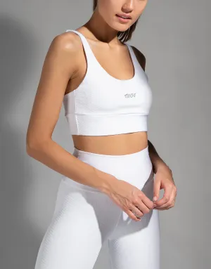 JACQUARD WHITE TOP