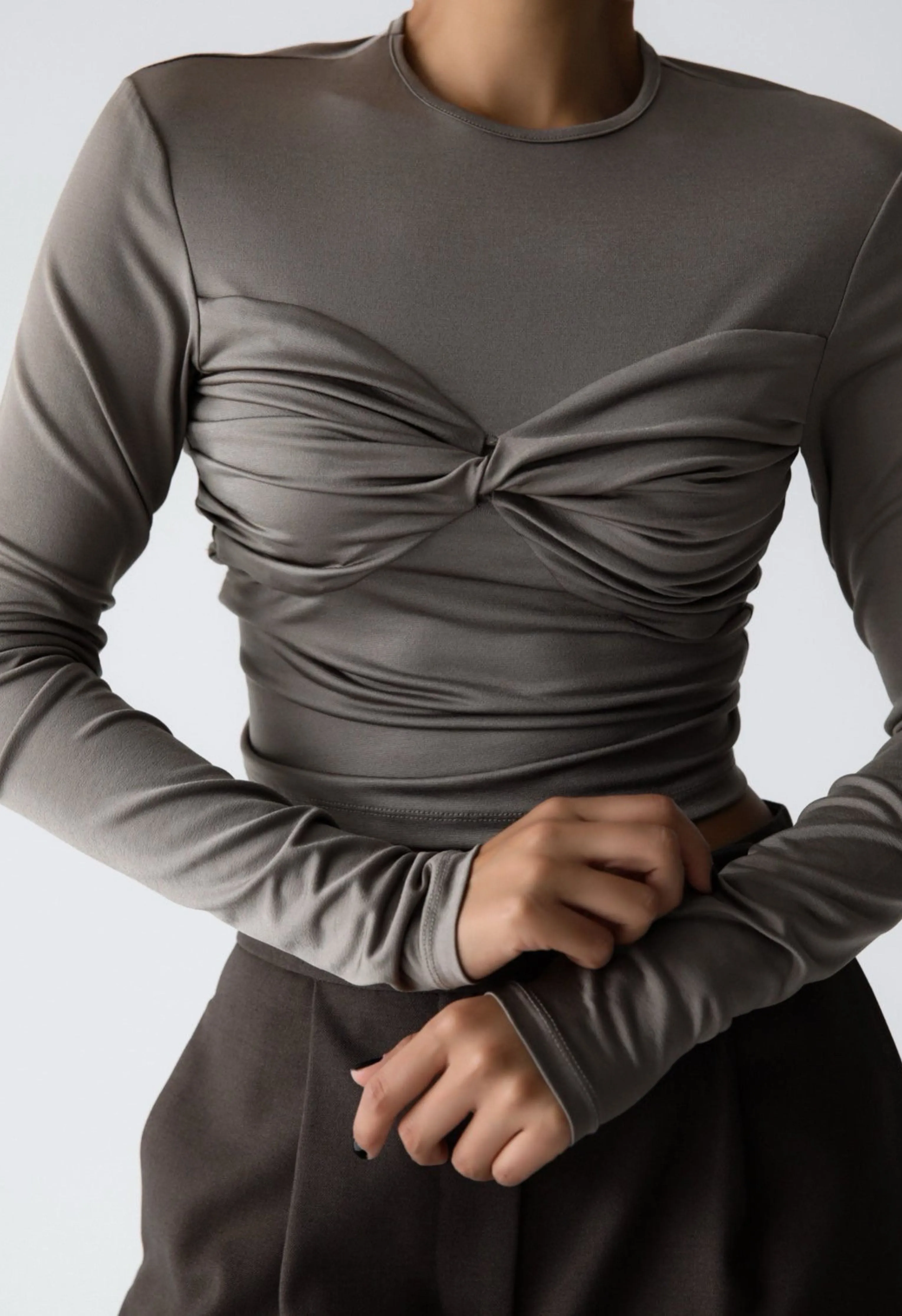 Jana Top in Brown