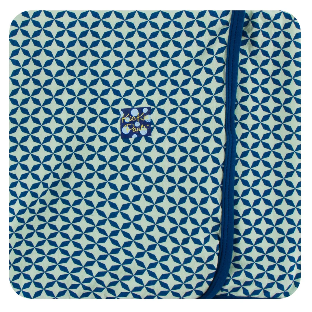 KicKee Pants Pistachio Taj Mahal Swaddling Blanket