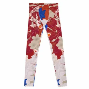 Koi Garden Grappling Spats (Blue / Red)