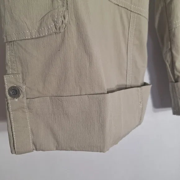 Kuhl Kurve Womens Kontra Activewear Capris &amp; Shorts Khaki 10 Hiking Outdoors