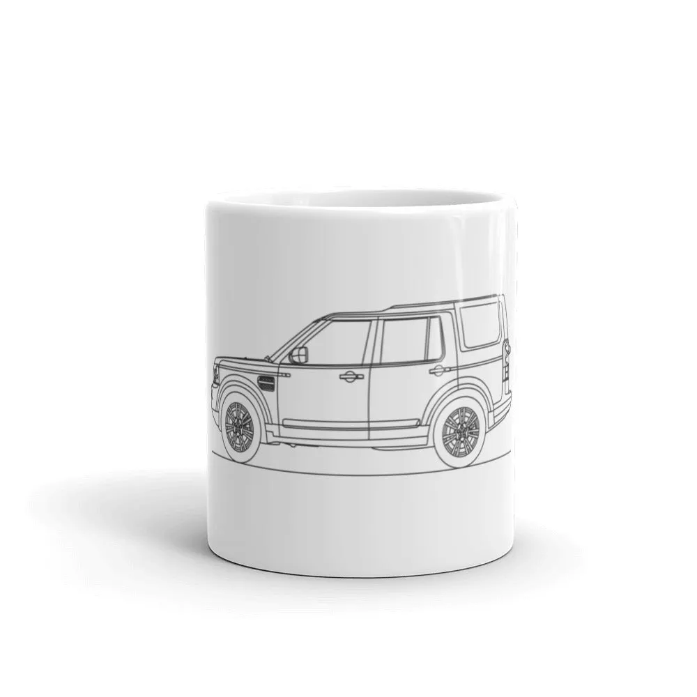 Land Rover Discovery IV Silhouette Mug