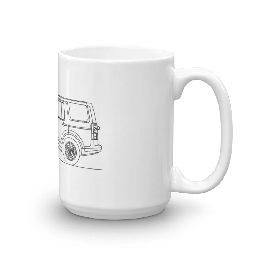 Land Rover Discovery IV Silhouette Mug