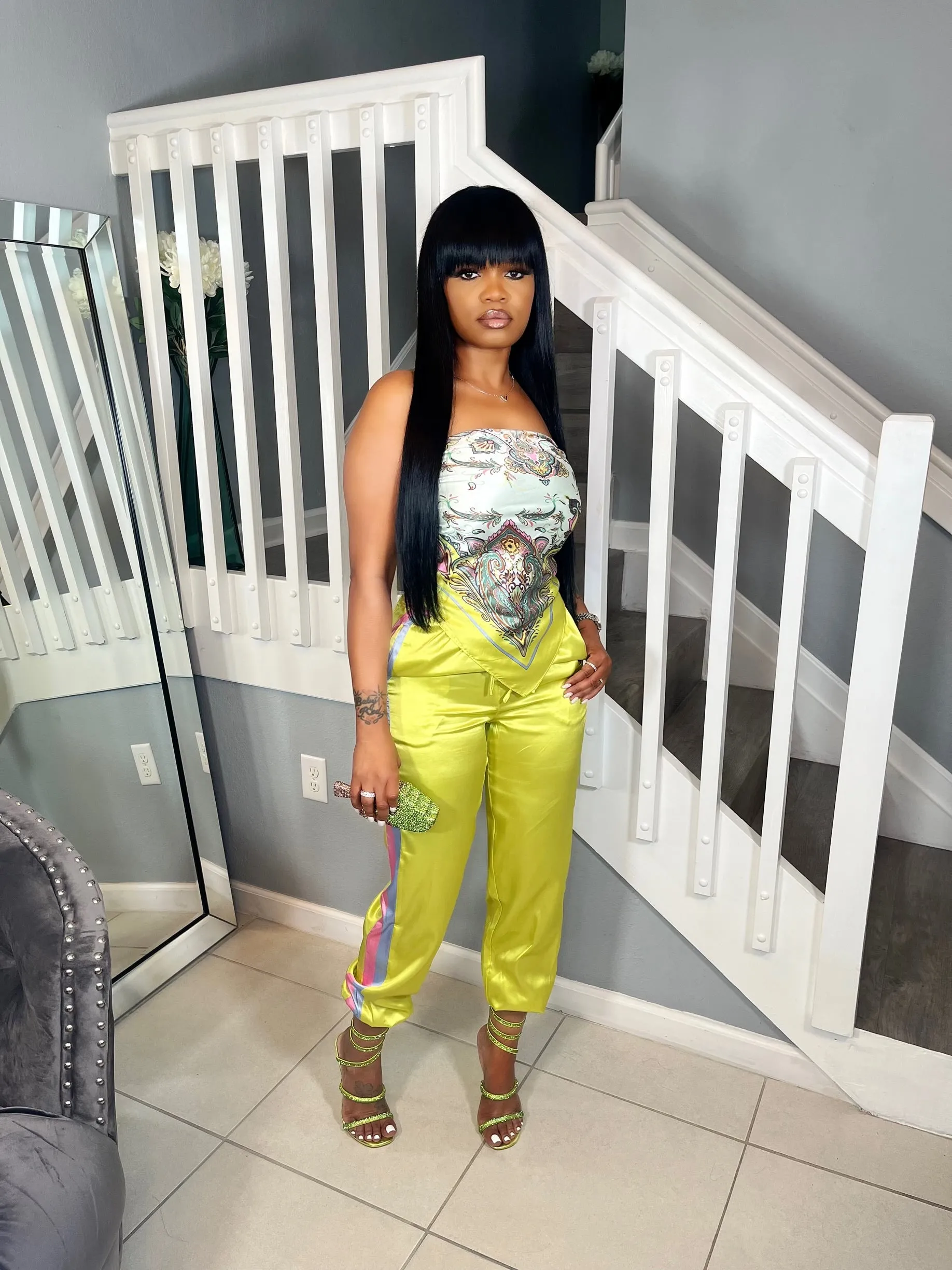 larsa Green print set