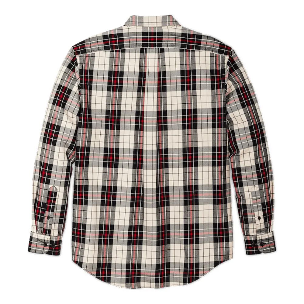 Lightweight Alaskan Guide Shirt | Off White Black/Red Plaid