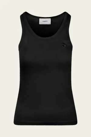 Lightweight Logo Tank Top in Black