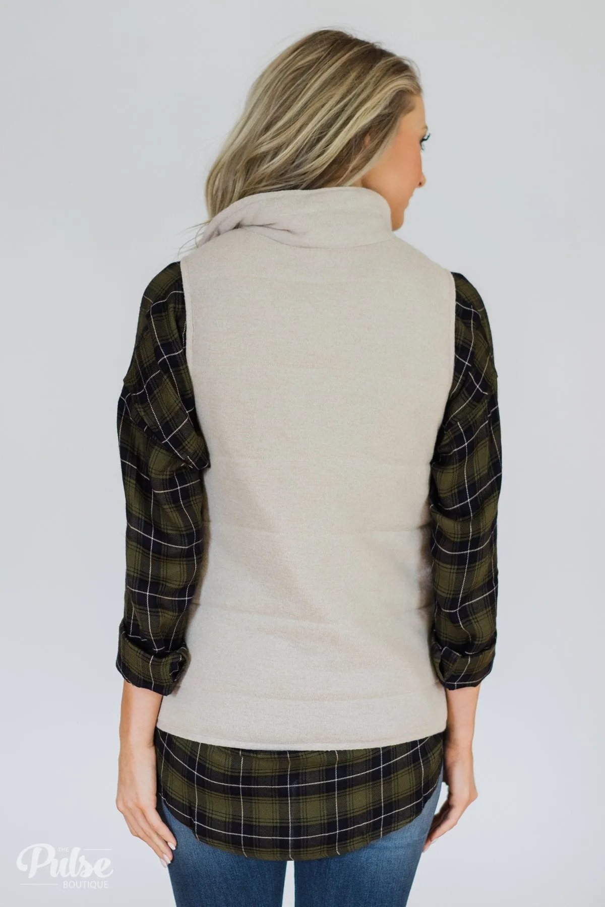 Lightweight Soft Vest- Oatmeal