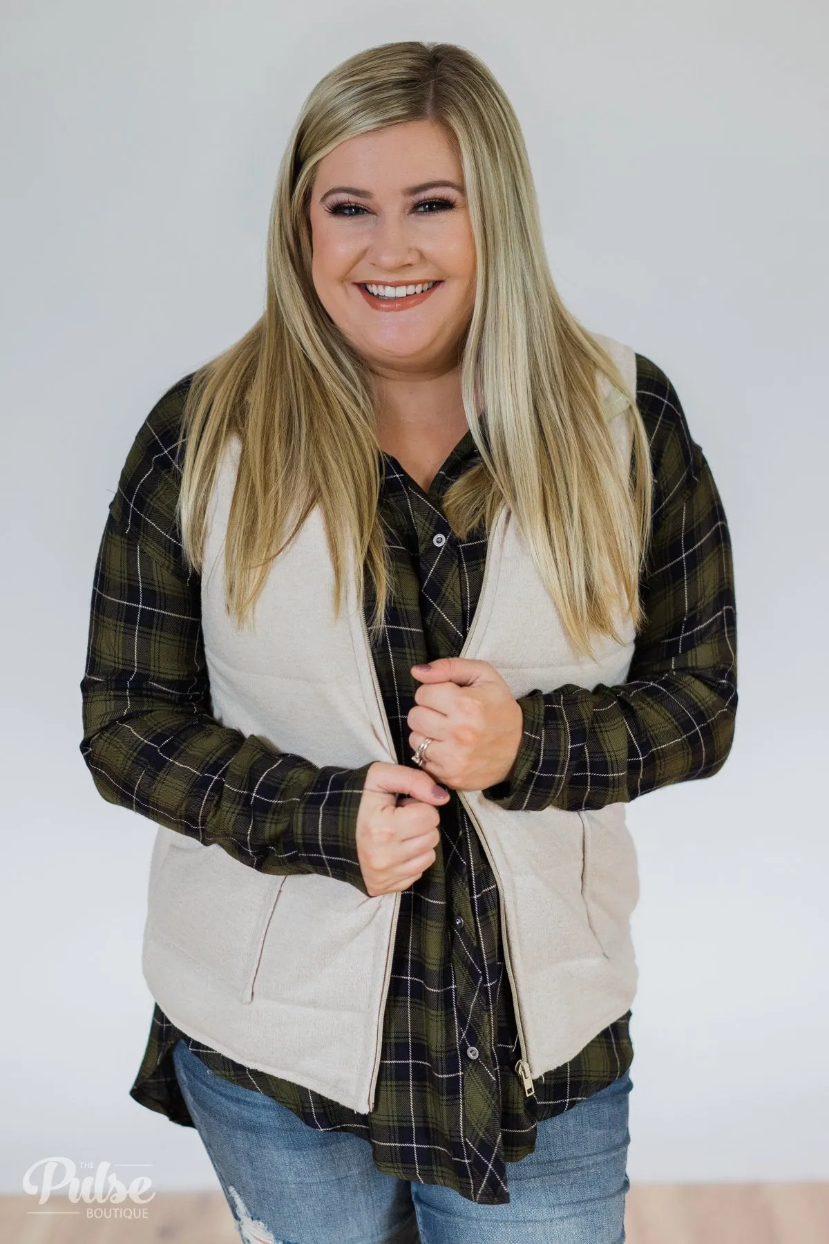 Lightweight Soft Vest- Oatmeal