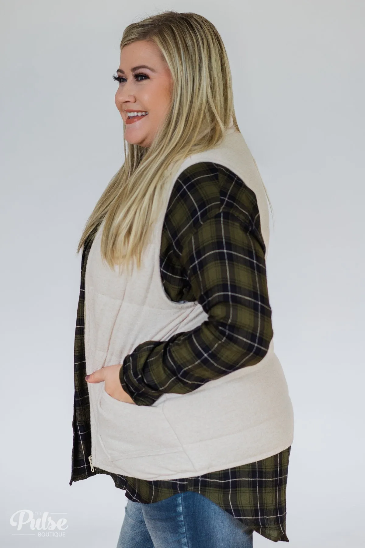 Lightweight Soft Vest- Oatmeal