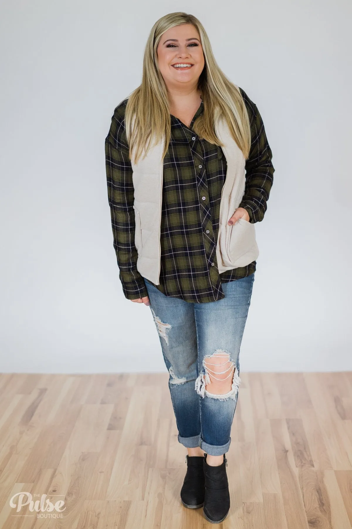 Lightweight Soft Vest- Oatmeal